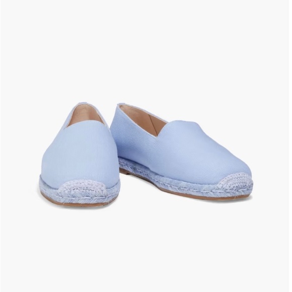 Stuart Weitzman Shoes - Stuart Weitzman NWB | Dree Canvas Espadrilles Sz 38 Light Blue